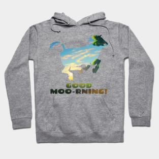 Good Moo-rning! Sunrise Leaping Calf Hoodie